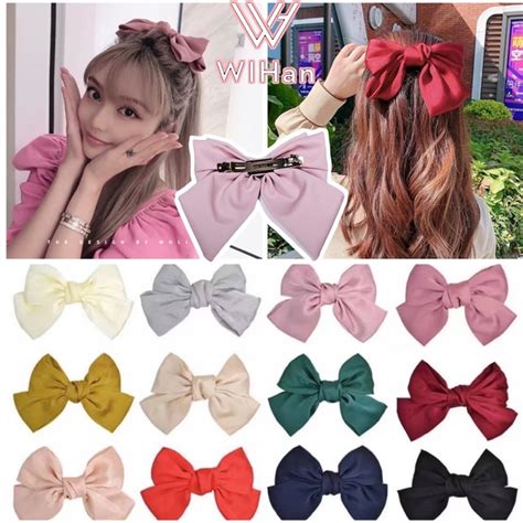 velvet ribbon hair clip